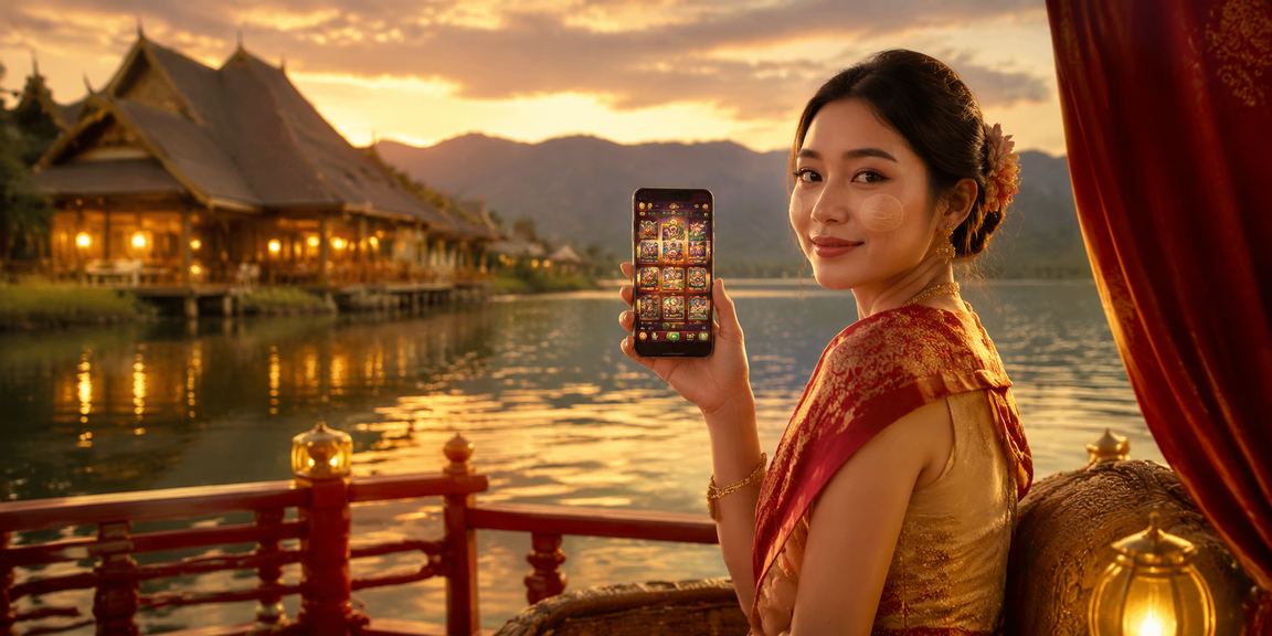 မြန်မာပြည်၌ တိုက်ရိုက်ကာစီနိုအက်ပ်အသုံးပြုနေသောပုံ